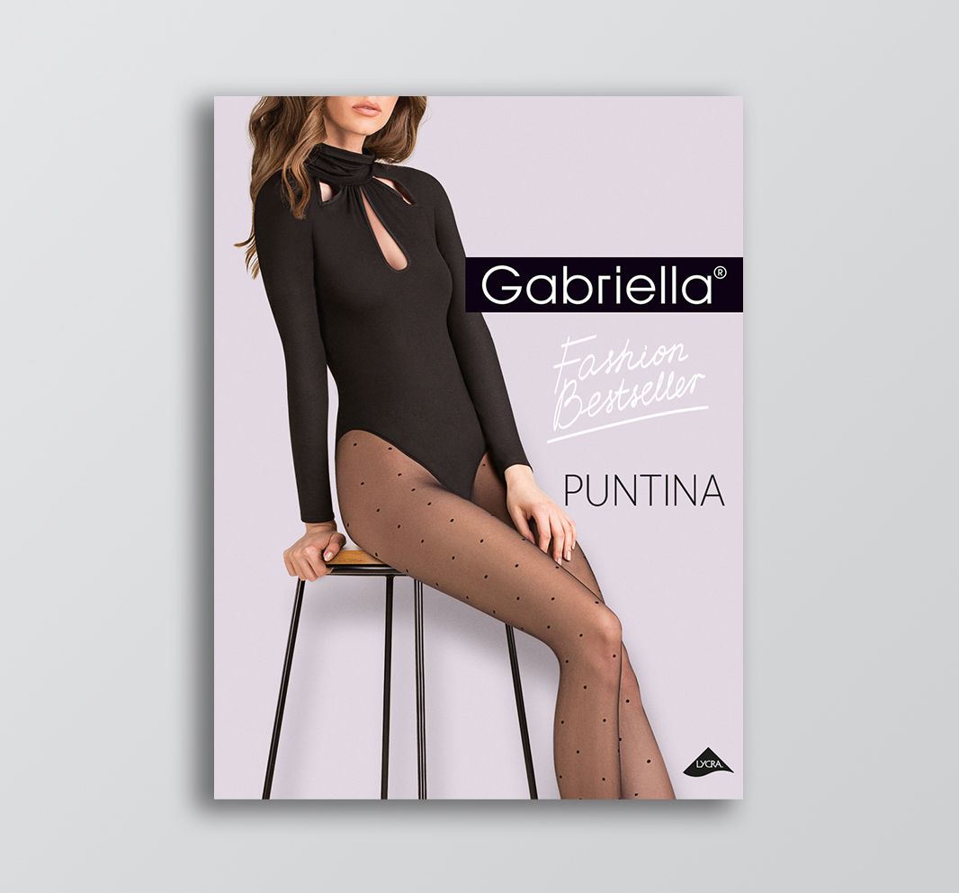 GABRIELLA Feinstrumpfhose Mit Punkten 20DEN